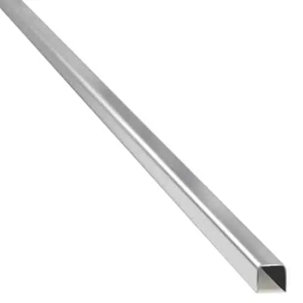 LISTELLO CUADRADO ACERO INOX 10X10MM L2,45M