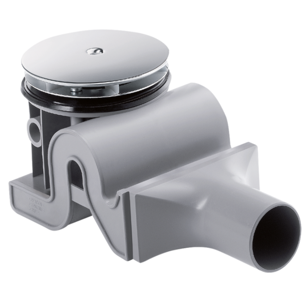 Desagüe Alto Caudal para Plato de Ducha Raindrain 90mm XXL Cromo 