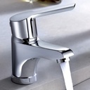 Grifería De Lavamanos Monomando Externo Aquanova Fly Cromo