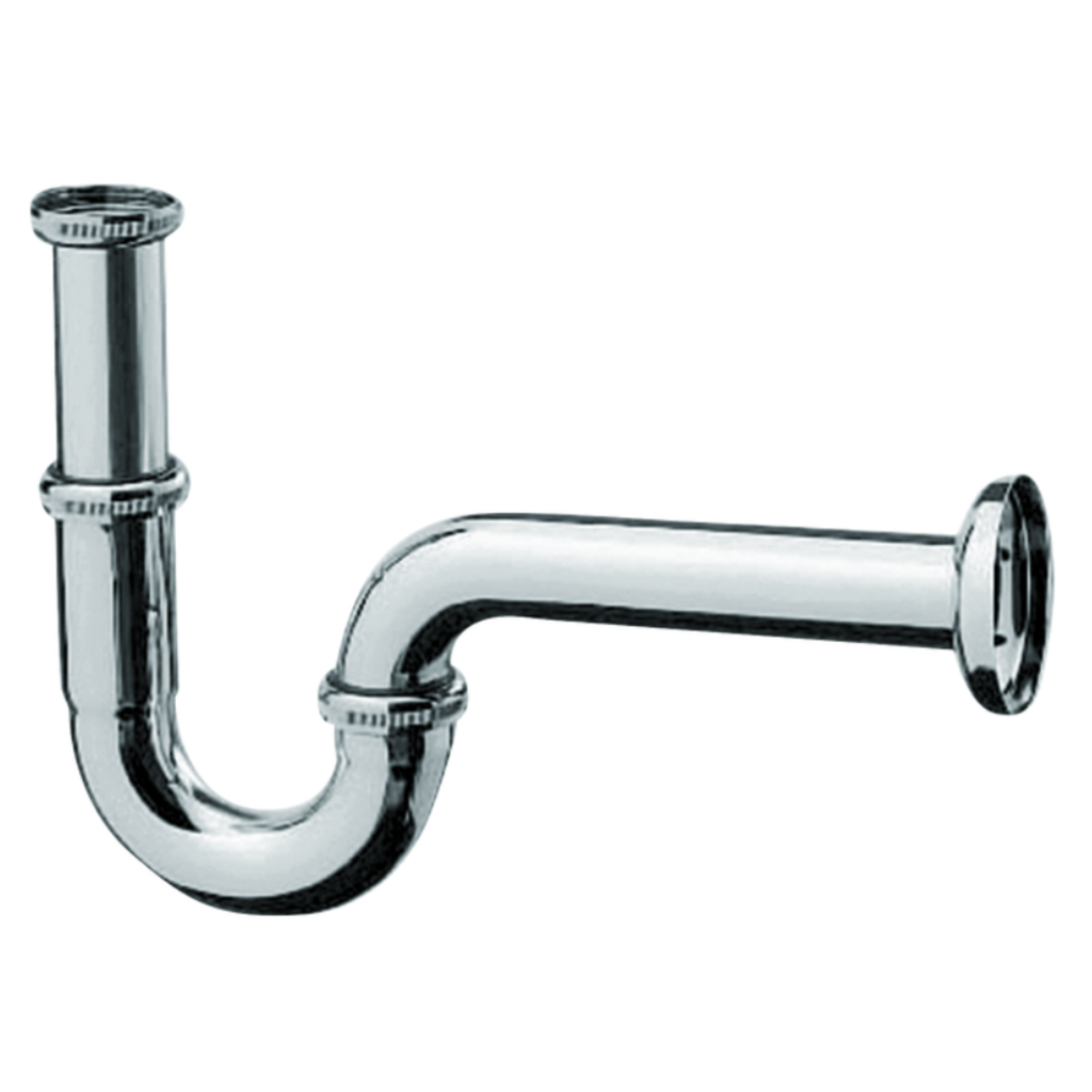 Sifón Curvo Cromo