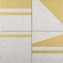 Porcelanato Kokomo Crema Oro Mate 20x20 cm