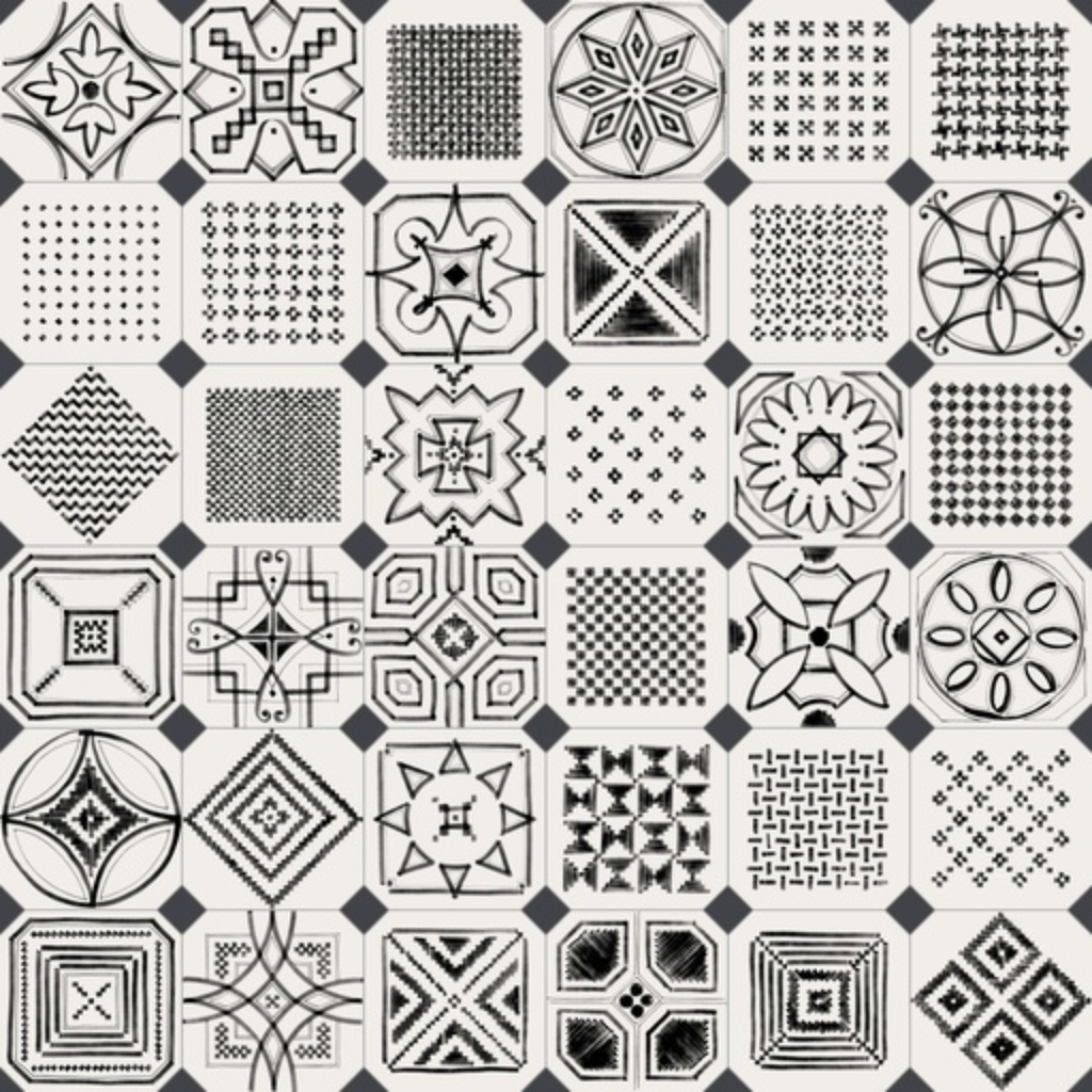 Gres Porcelánico Vodevil Oct.Variette Somb Mate 20x20 cm