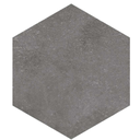 Porcelanato Hexagon Rift Grafito Mate 23x26,6 cm