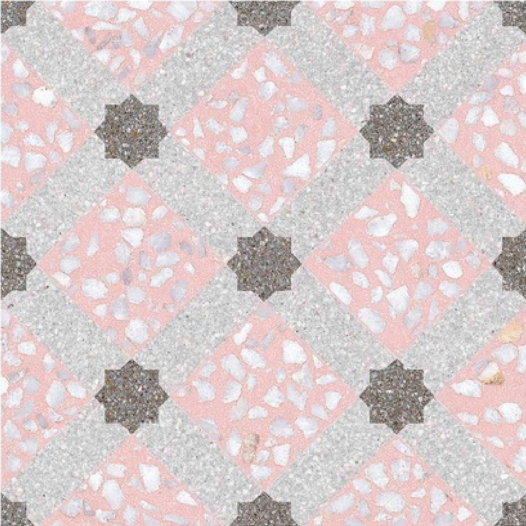 Porcelanato Mancini Rosa Mate Rectificad 30x30 cm