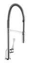 Grifería De Cocina Monomando Externo Citterio Cromo Brillante Caño Extra Alto Extraíble 63,7 cm