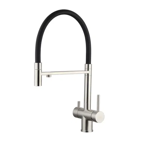Grifería De Cocina Kitchen Caño Extra Alto Extraíble