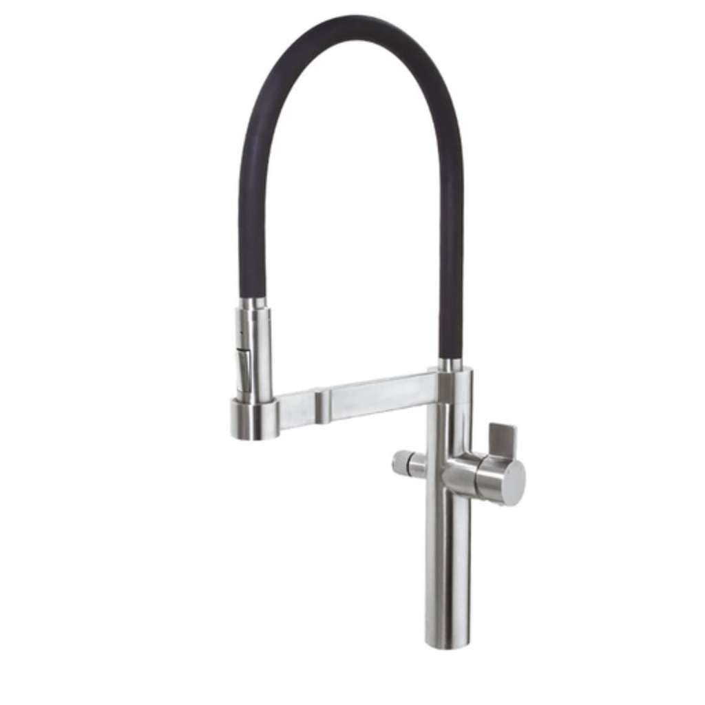 Grifería De Cocina Kitchen Caño Extra Alto Extraíble