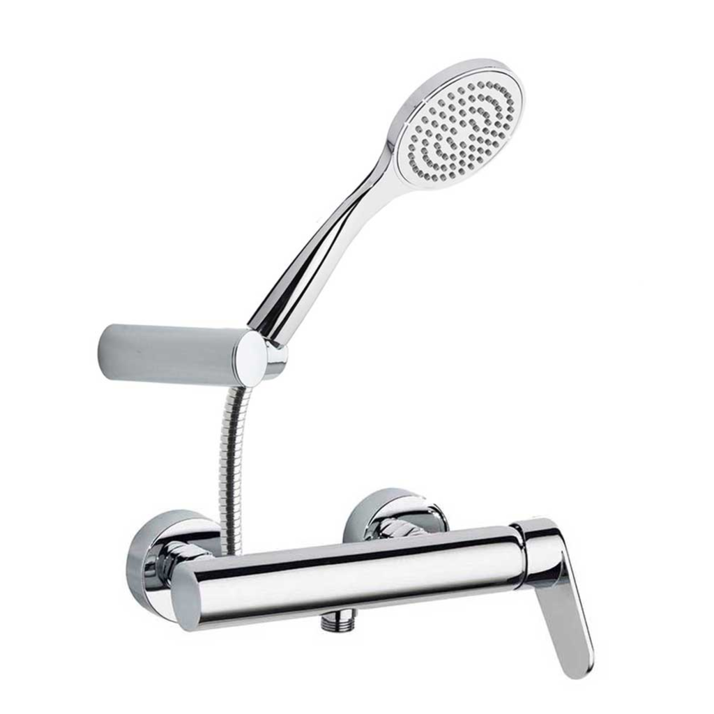 Grifería de Ducha Monomando Externo Alexia Cromo