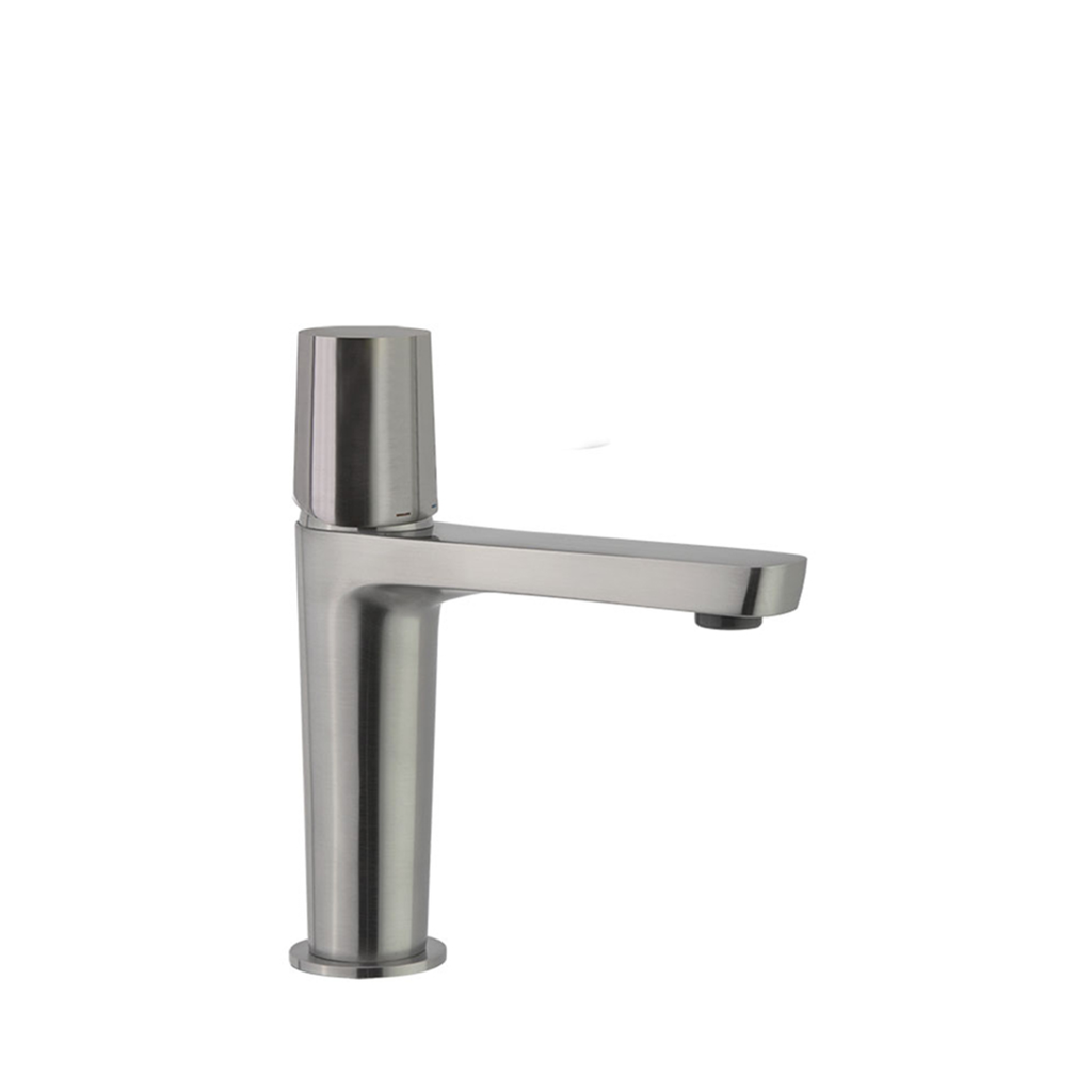 Grifería De Lavamanos Monomando Externo Tzar Níquel Cepillado M