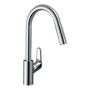 Grifería De Cocina Focus E2 Caño Alto Extraíble
