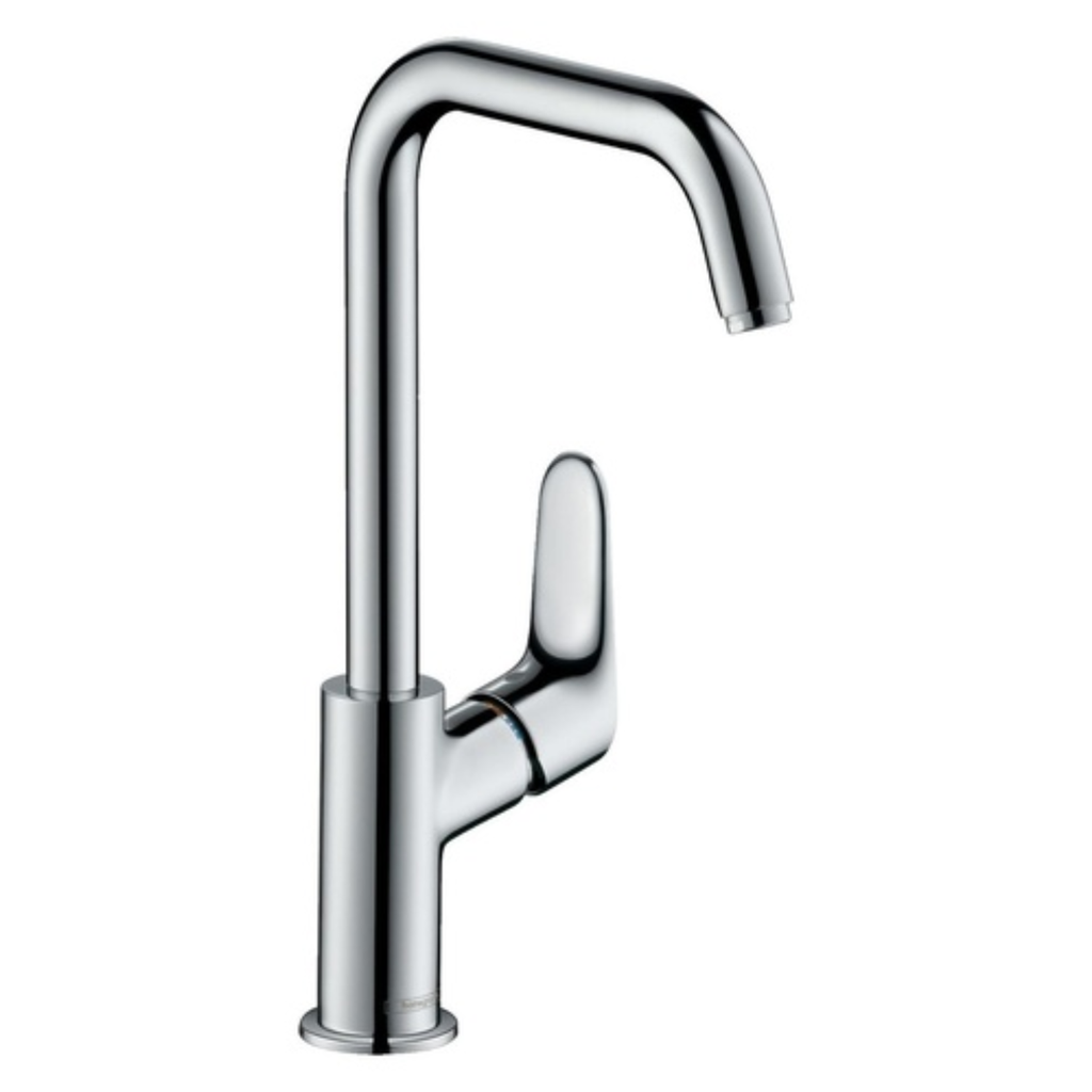 Grifería De Lavamanos Monomando Externo Focus Cromo Alta 29,7 cm