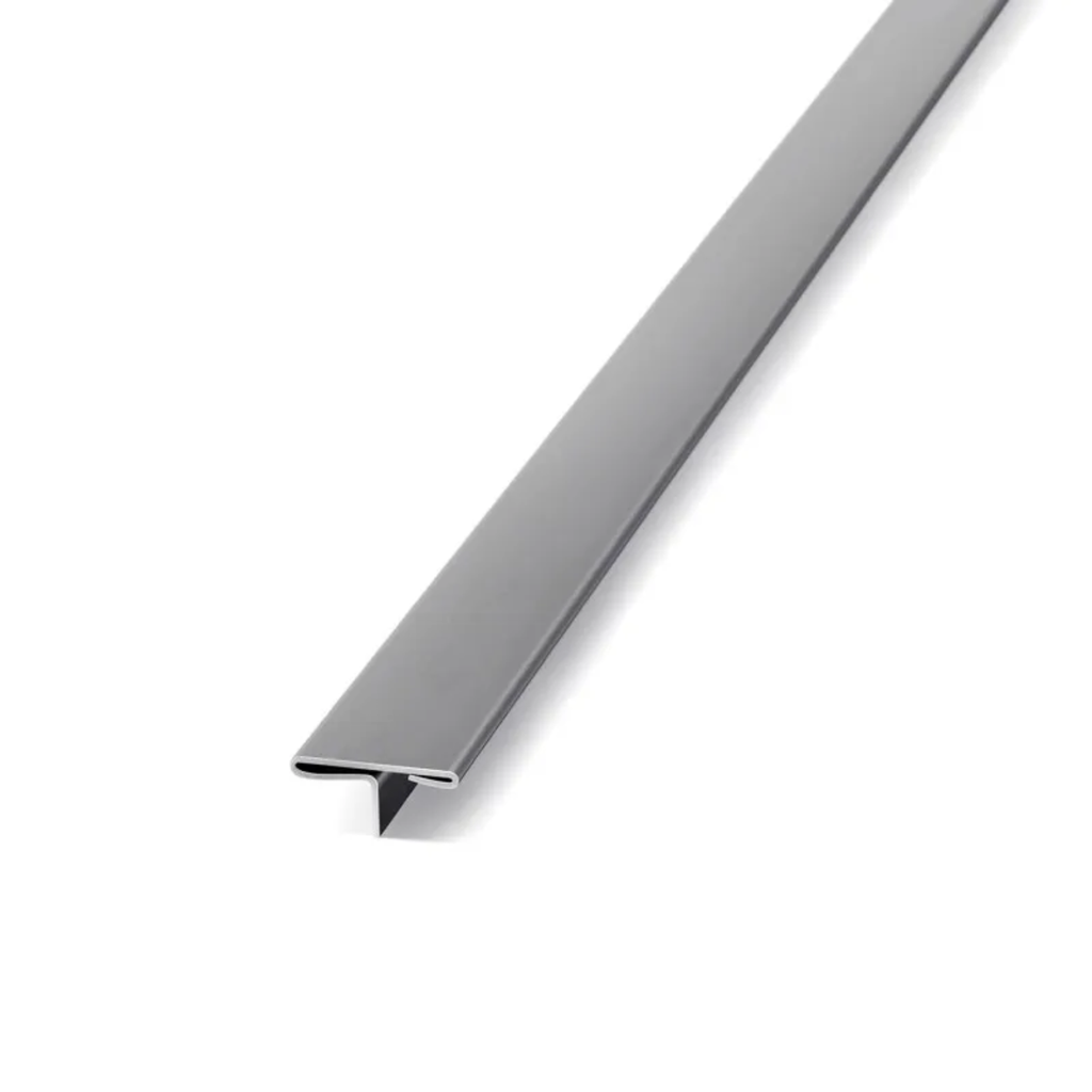 PERFIL HONGO 22MMX2,50M ESMERILADO ACERO INOX