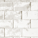 Porcelanato Costwold Bianco Brillante No Rectificado 7,5x30 cm