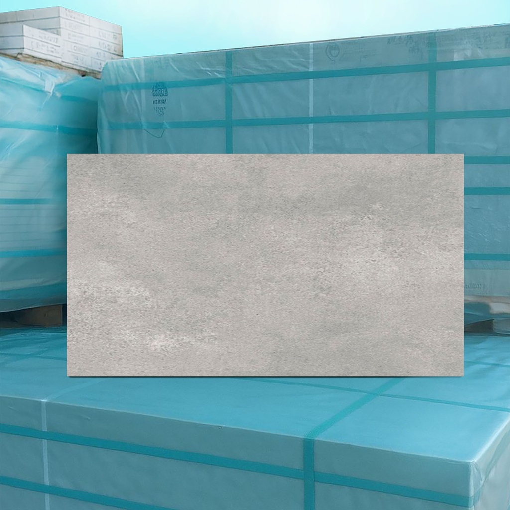 Gres Porcelánico Concret Gray Satinado Rectificado 30x58 cm