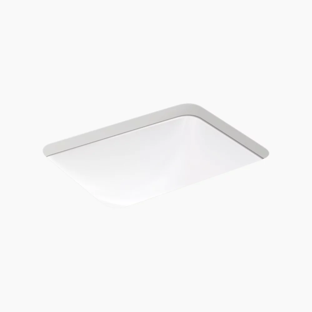 Lavamanos Bajo Cubierta Caxton Rectangular 44.8x33.4 cm Blanco