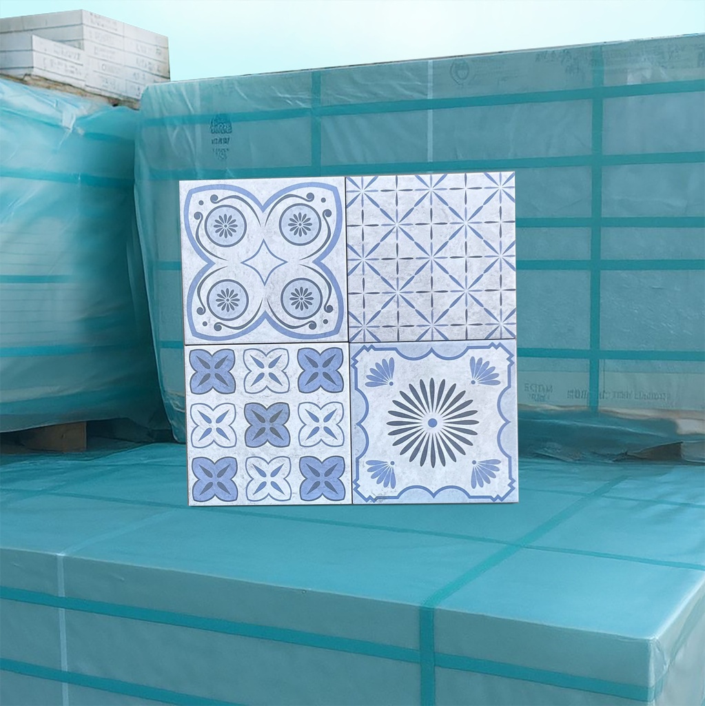 Cerámica Pachtwork Blue Mate 20x20 cm