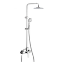 Columna De Ducha Titanium Cromo con rociador  de 240mm