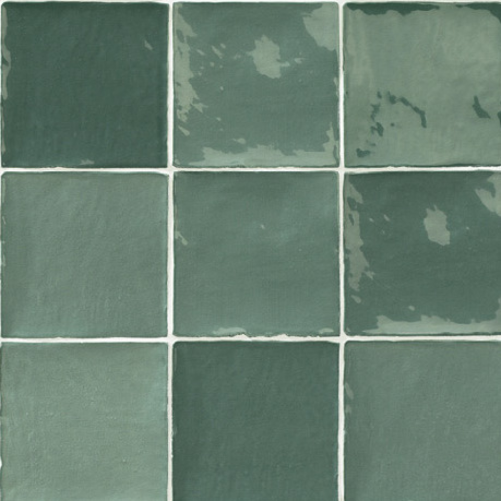 Cerámica Stow Mix Olive Brillante 10x10 cm