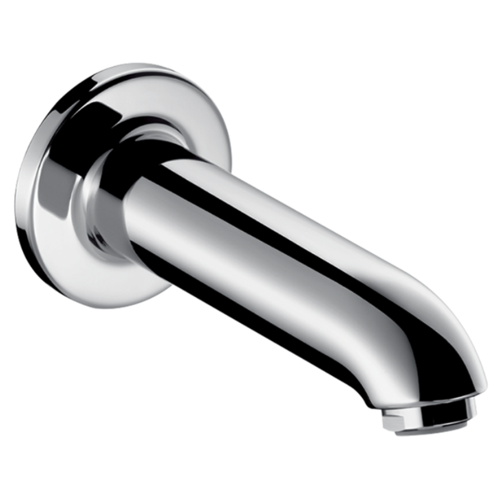 Caño Tina Universal 15 cm Cromo