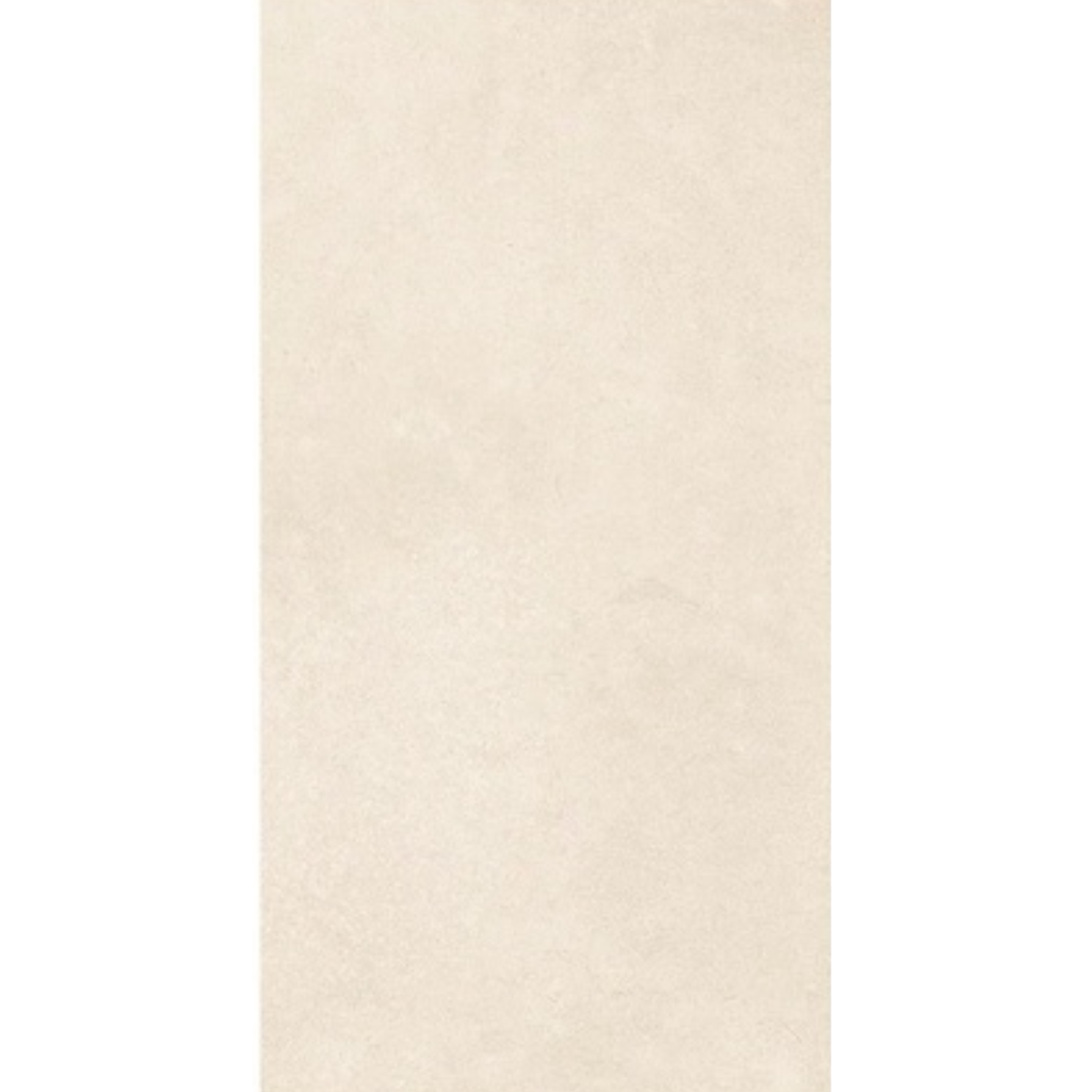 Porcelanato Cemento Blanco Satinado Rectificado 30x60 cm