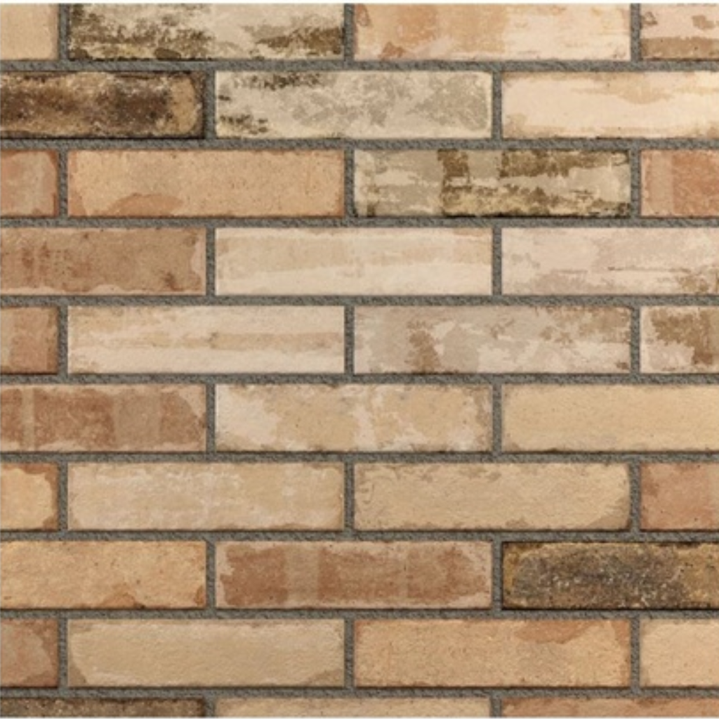 Porcelanato Bricklane Beige Mate 7,5x30 cm