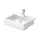 Lavamanos De Semi-Empotar Vero Rectangular 55x47 cm Blanco