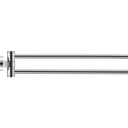 Toallero Horquilla D-Code Móvil Cromado 40 Cm