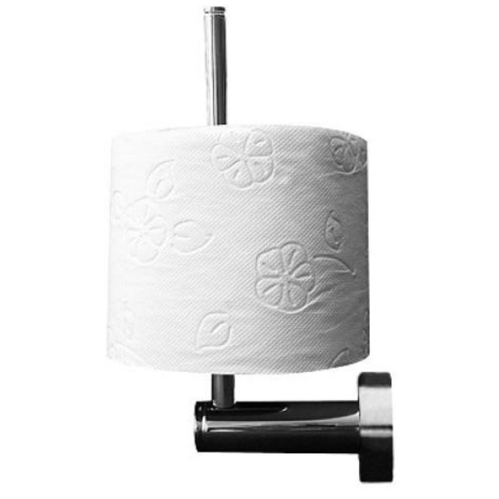 Soporte D-Code para Rollo de recambio Cromado