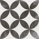 Porcelanato Kerala Negro Mate 20x20 cm