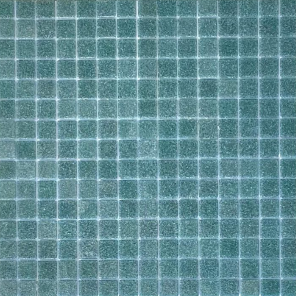Mosaico De Vidrio En Malla BALI.01 Green 20x20mm