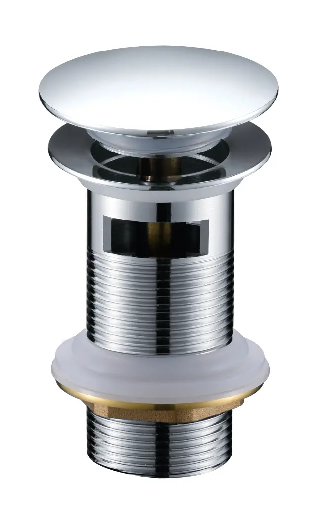 WT Desagüe Pop Touch Con Rebalse Negro Mate