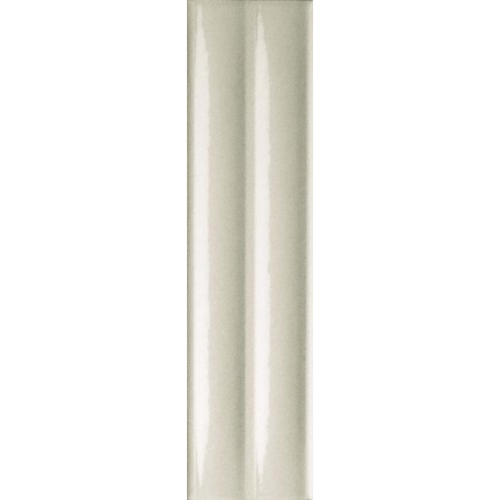 Porcelanato Miniature Rima Burro Brillante 6x24cm