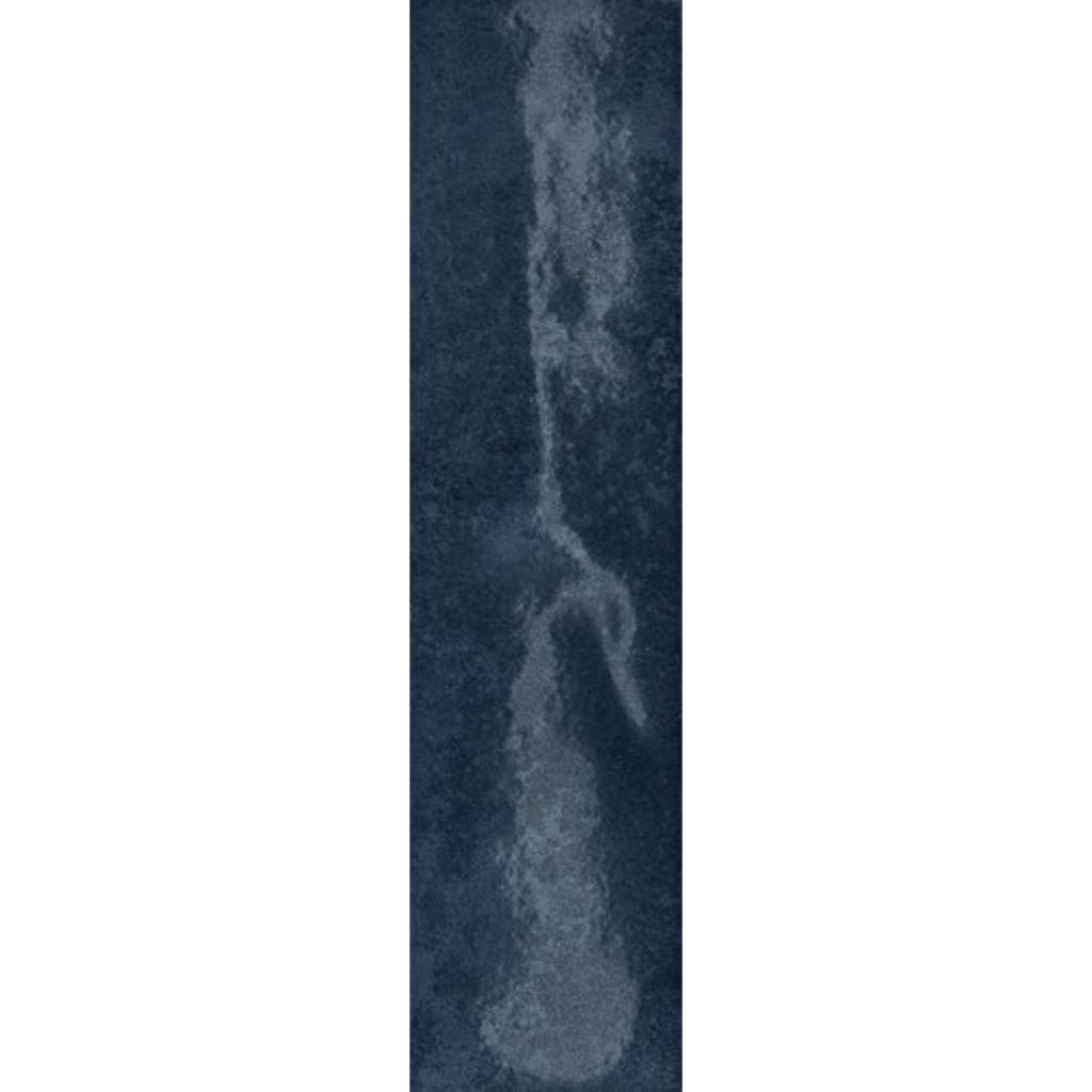 Porcelanato Miniature Soda Blu Galassia Brillante 6x24cm 