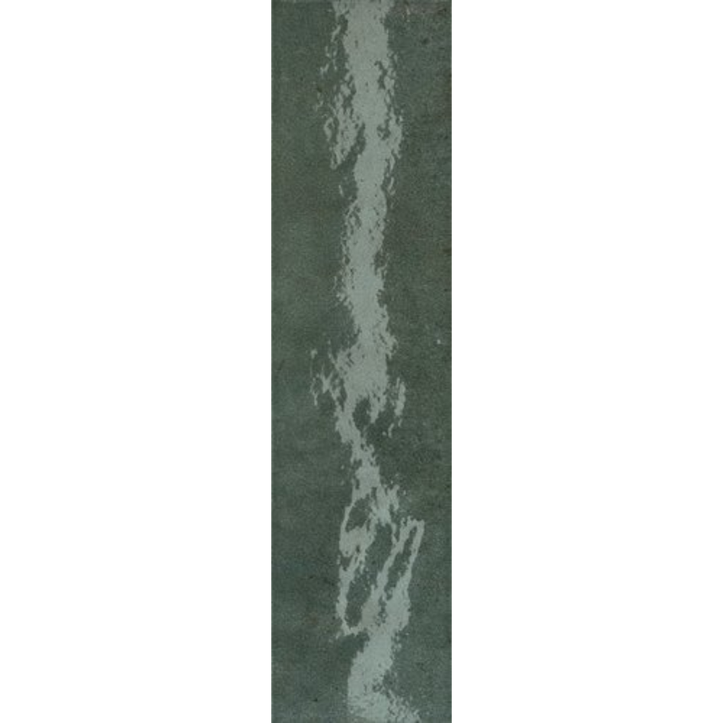 Porcelanato Miniature Soda Verde Malva Brillante 6x24cm 