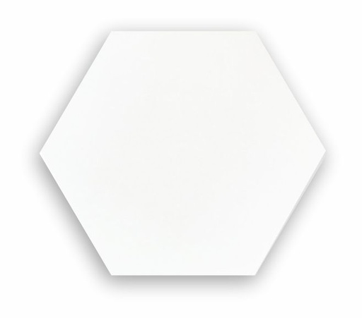 [SE70000] Porcelanato Hexagonal Blanco Mate 17x19,50 cm