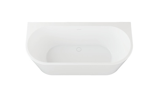 [400000000000023351] Tina Aidar Semi Isla Ovalada Blanco Mate 170x80x57 cm  