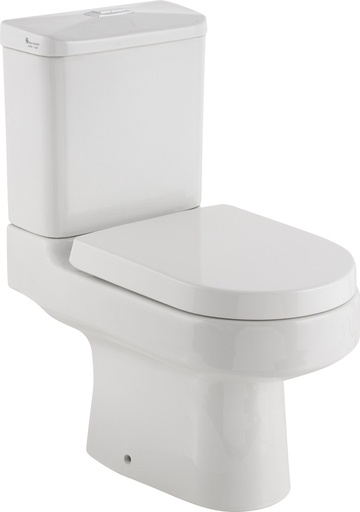 [Z95-P-BL(3)TDTO] Inodoro De Dos Piezas Genova Plus P-trap