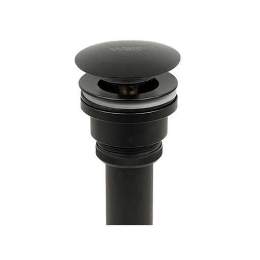 [W3BDPU] Desagüe Pop Touch para Lavamanos sin Rebalse Welt Black Negro Mate