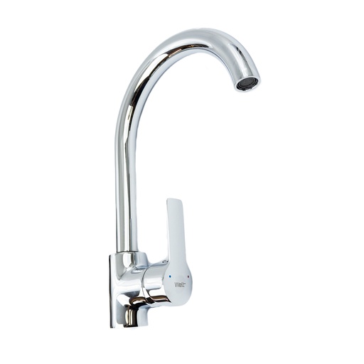 [W1560] Grifería De Cocina Monomando Caño Alto de 28,9 cm Cromo