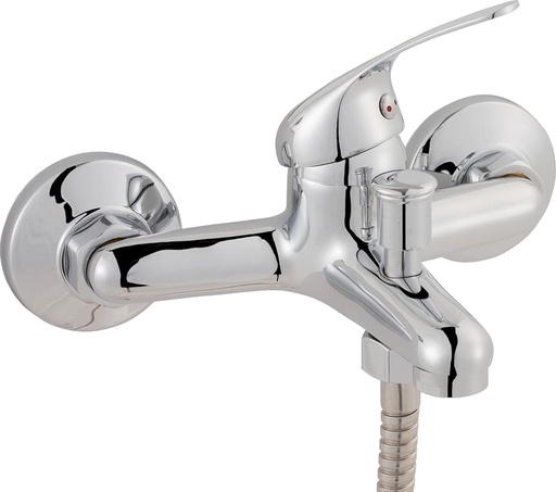 [TR520] Grifería Tina Ducha Monomando Externo Treveris Cromo