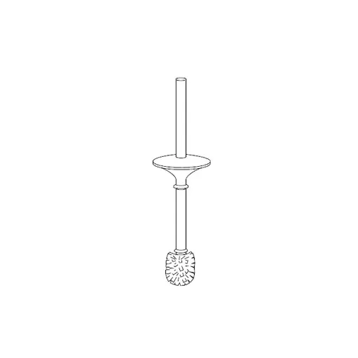 [RV014B003] Escobilla Sanitario Hotellerie Cromo AV014