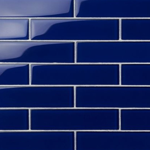 [PT05894] Cerámica Liso Cobalto Brillante 7,5x30 cm