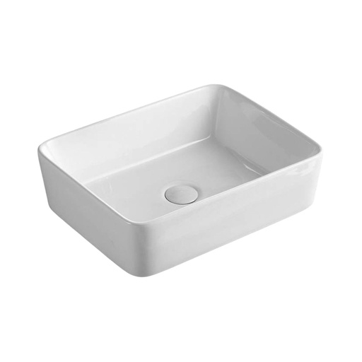 [LX-5357] Lavamanos De Sobreponer Welt Rectangular 40x30 cm Blanco