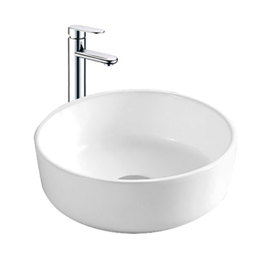 [LX-5333A] Lavamanos Circular Welt Sobre Cubierta 31x31x11 cm Blanco