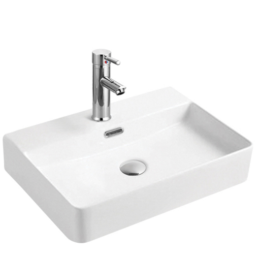 [LX-5268] Lavamanos Rectangular Welt Suspendido 59x42x12,5 cm Blanco