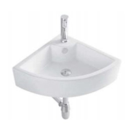 [LX-5166A] Lavamanos Esquina Sobre cubierta 32,5X32,5X13 Cm