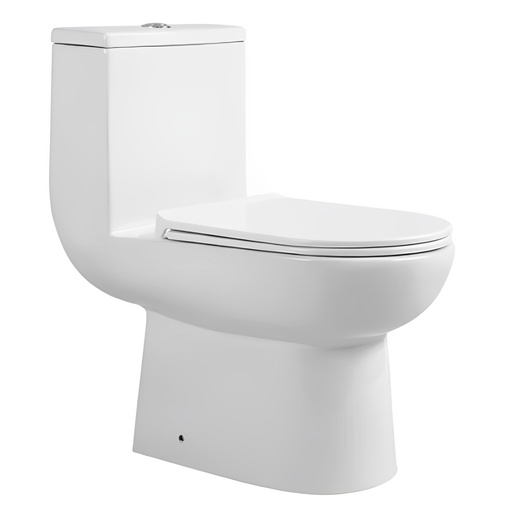 [LX-2927] Wc One Piece Descarga Dual Neuss Dual Flush Tapa Soft Close