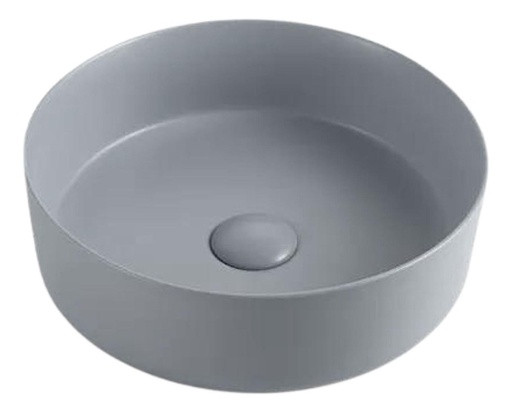 [LR-GRAY] Lavamanos De Sobreponer Colors Circular 35,5x35,5 Cm Gris