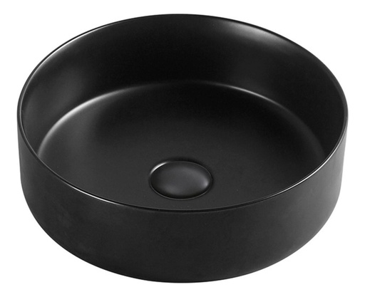 [LR-BLACK] Lavamanos De Sobreponer Colors Circular 35,5x35,5 Cm Negro