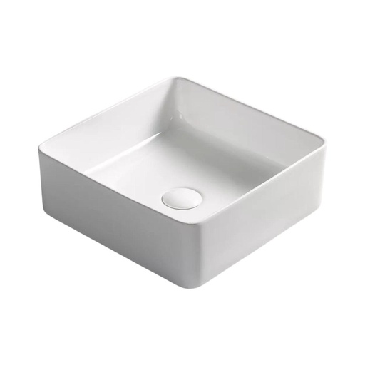 [LC-WHITE] Lavamanos de Sobreponer Colors Cuadrado 36x36 cm Blanco